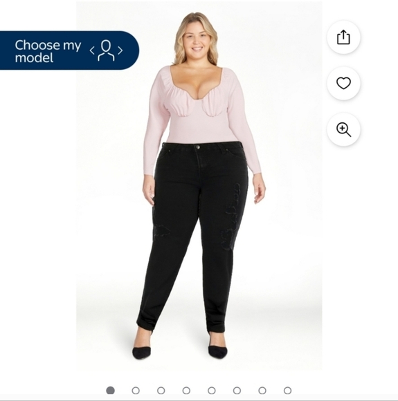 🍂🍁NWT Madden NYC Juniors' Emma Bodysuit with Long Sleeves 3x - Picture 1 of 5